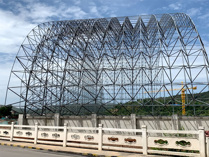 武安山寨矿储煤棚网架